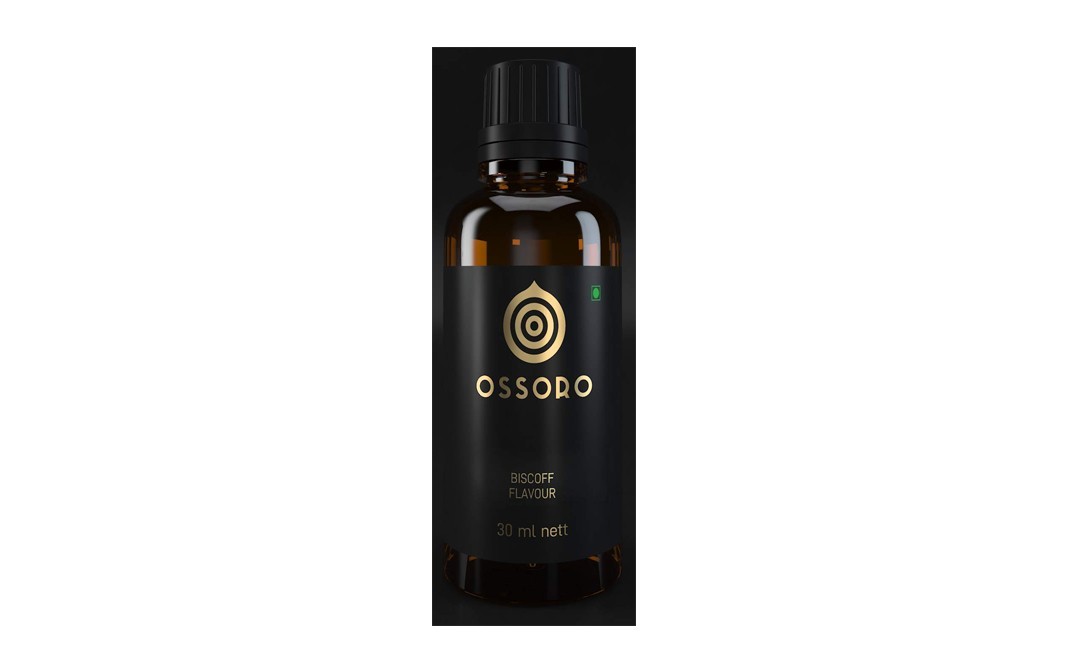 Ossoro Biscoff Flavour    Glass Bottle  30 millilitre